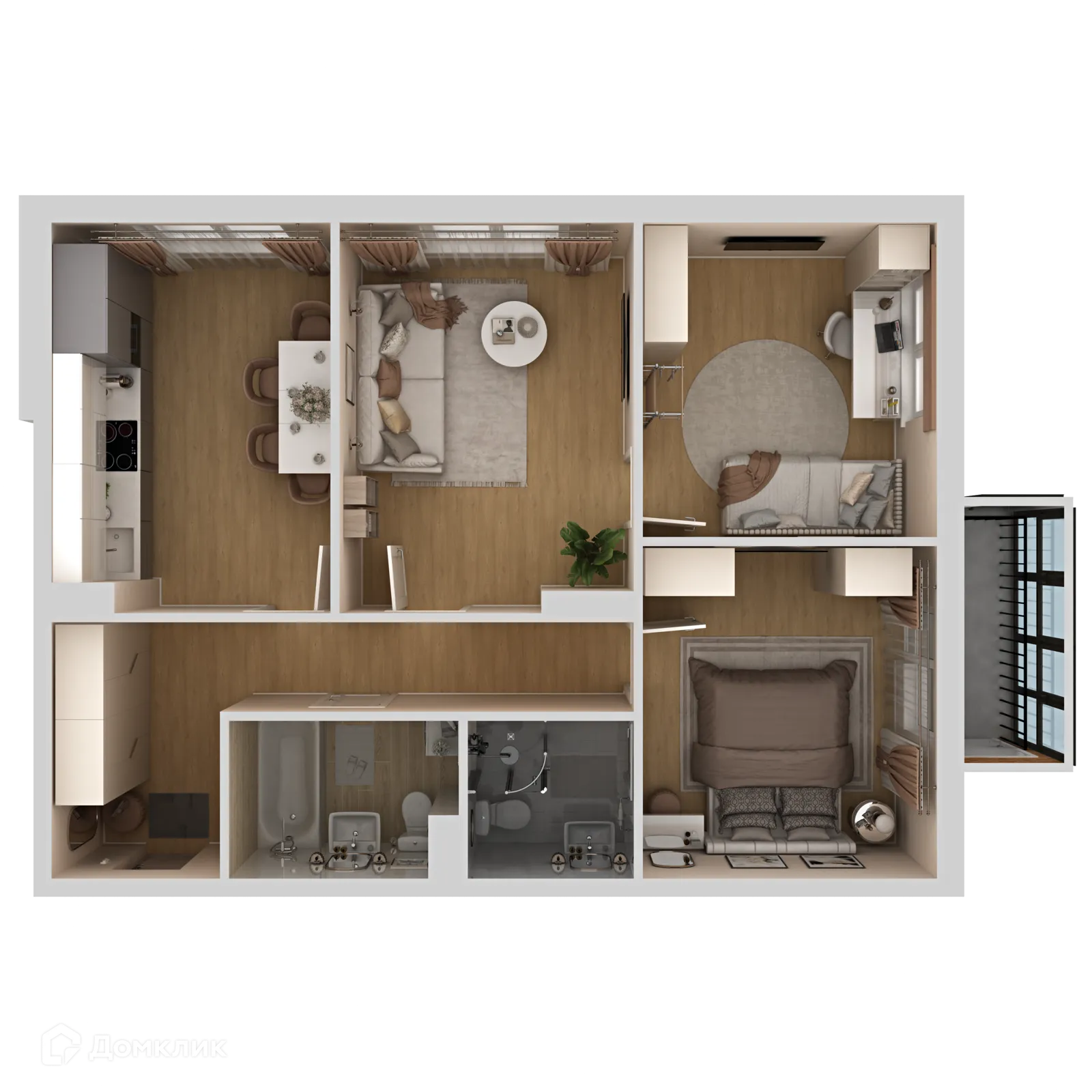 Фото квартиры в ЖК NEO (НЕО)