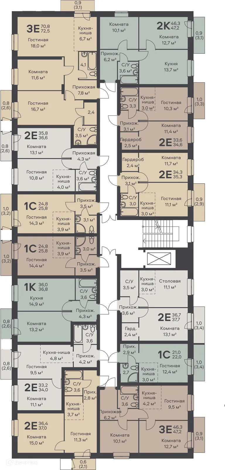 Фото квартиры в ЖК Альфа дом на Гайве