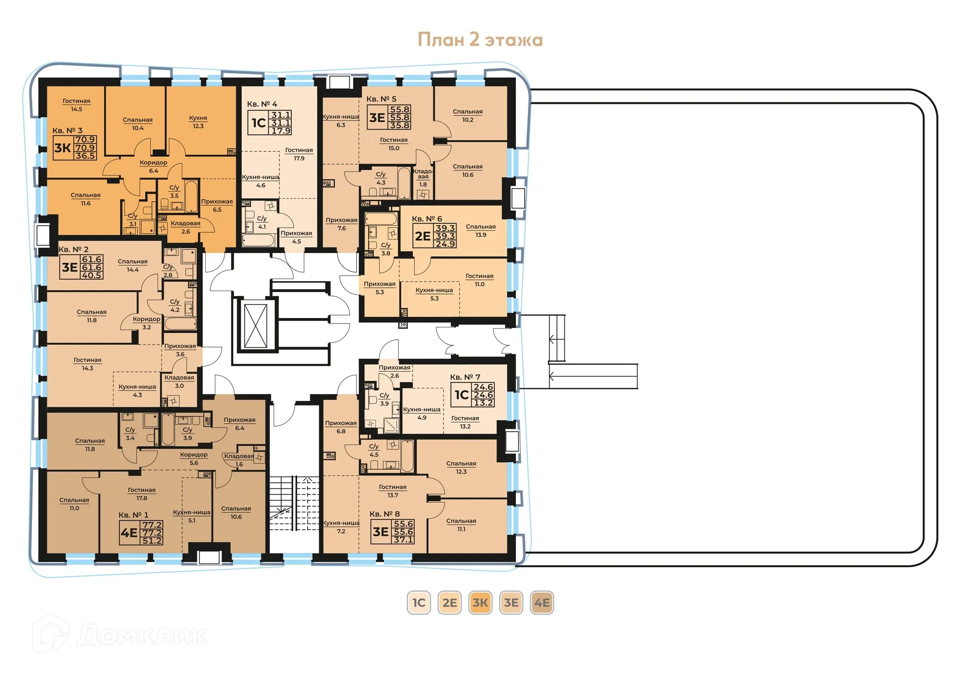 Фото квартиры в ЖК SLIDE (СЛАЙД)