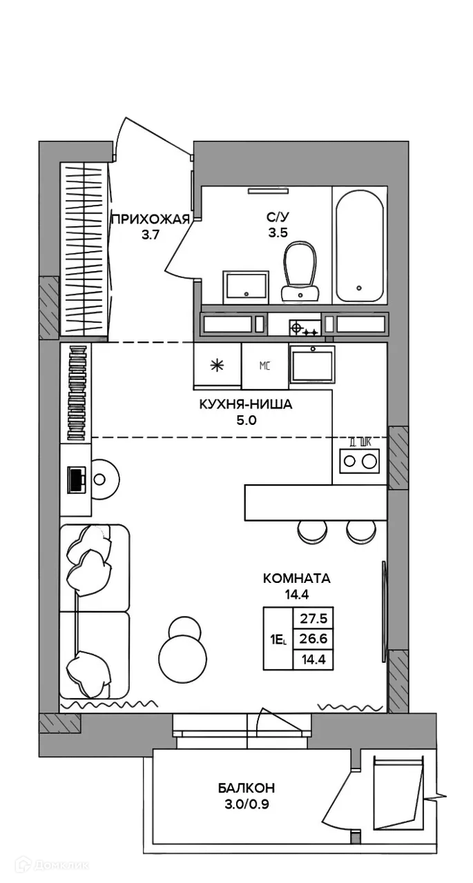 Фото квартиры в ЖК FORMAT (ФОРМАТ)