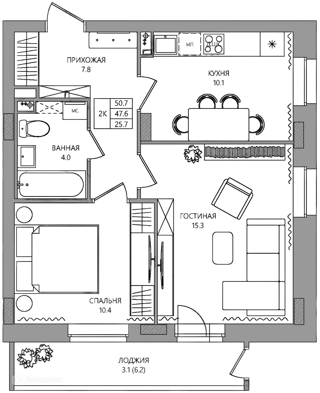 Фото квартиры в ЖК ЭЛЕРОН,ELERON