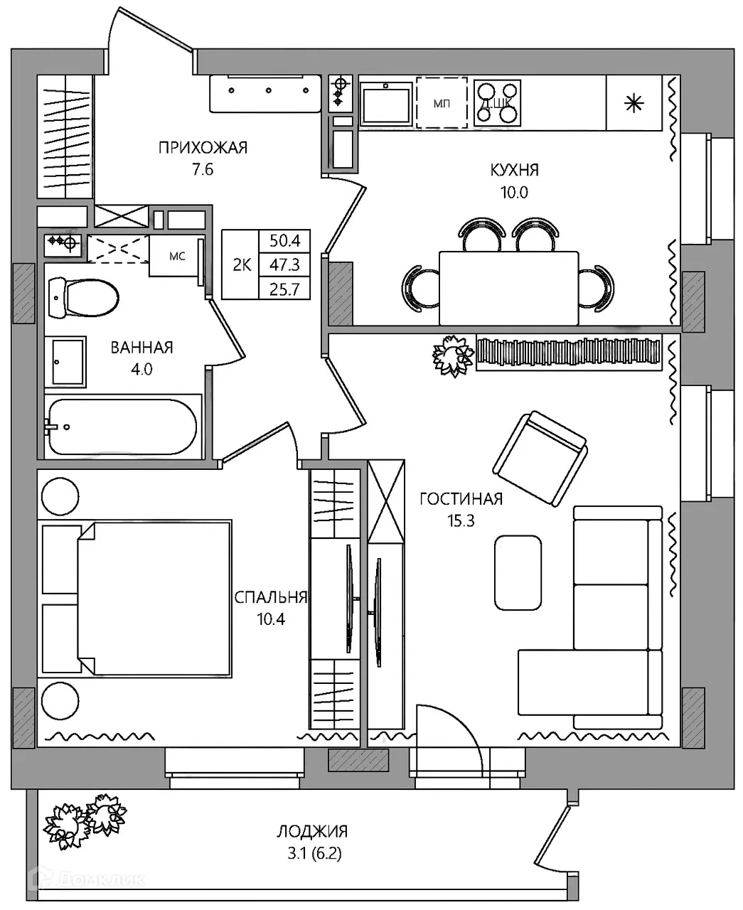 Фото квартиры в ЖК ЭЛЕРОН,ELERON