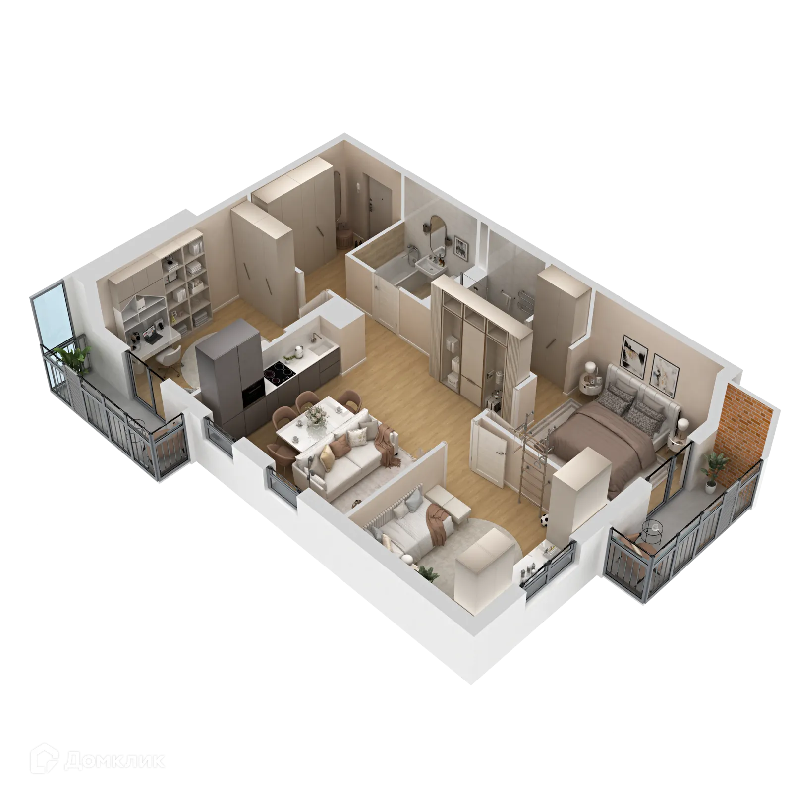 Фото квартиры в ЖК ЭЛЕРОН,ELERON