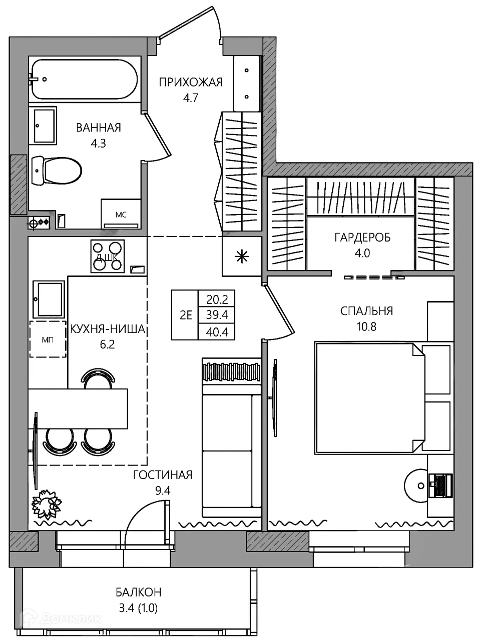 Фото квартиры в ЖК estetica (эстетика)