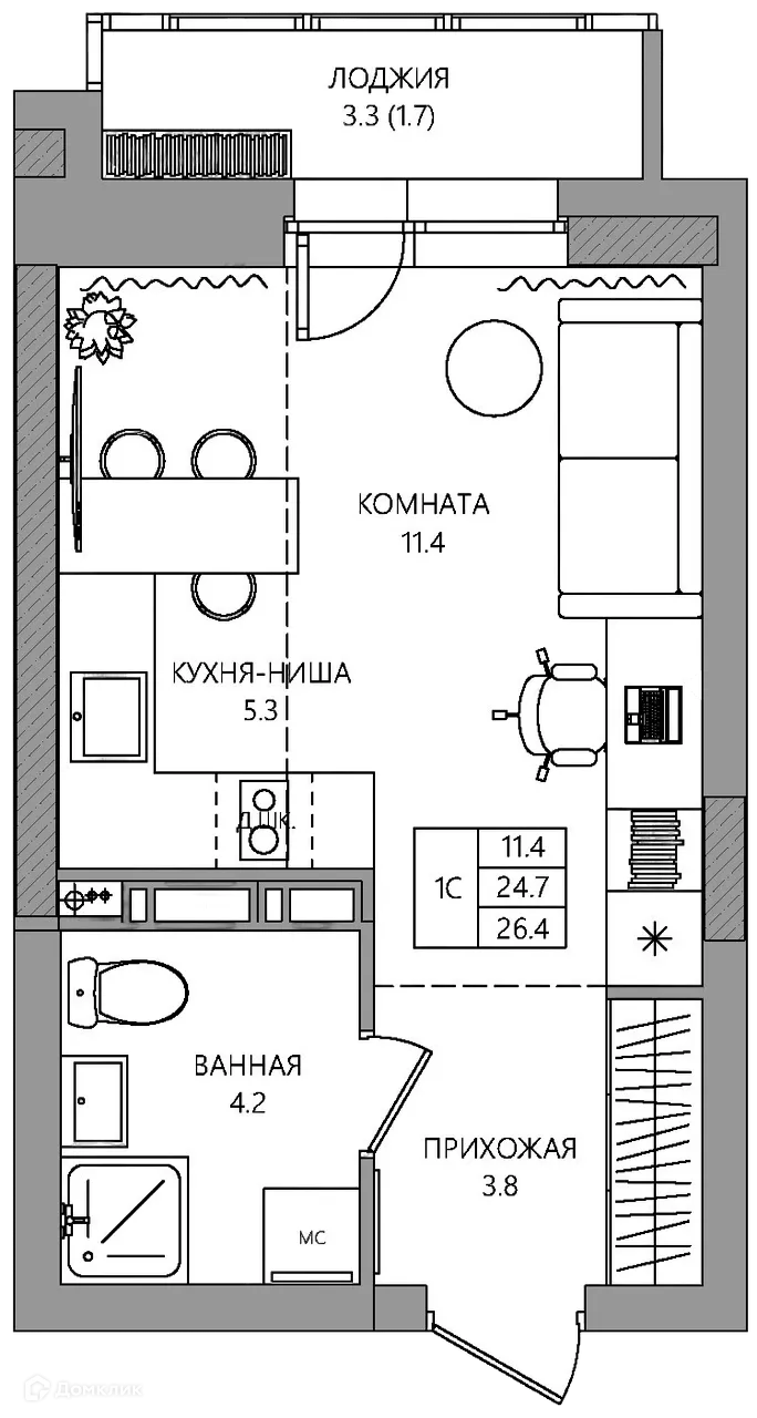 Фото квартиры в ЖК estetica (эстетика)