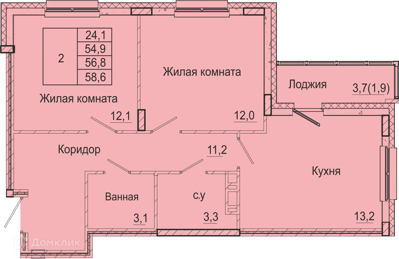 Фото квартиры в ЖК Дом в Бисерском переулке, 5