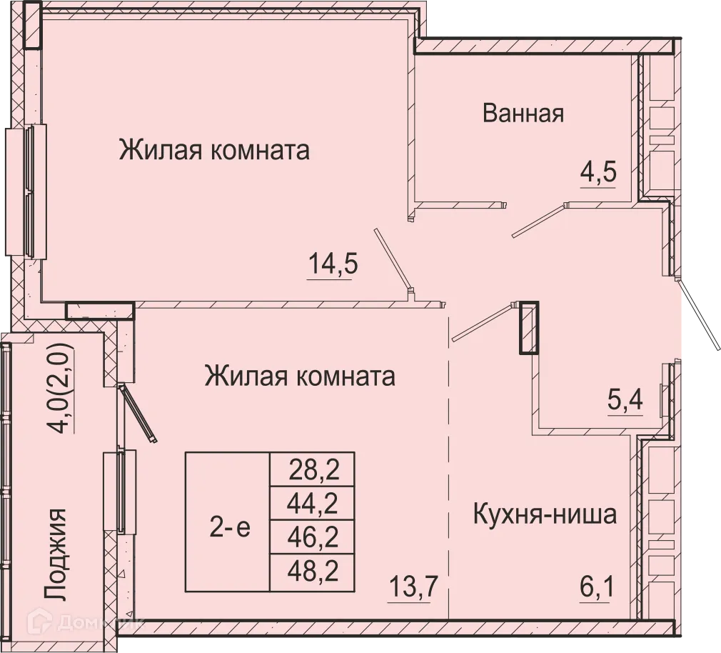 Фото квартиры в ЖК Дом в Бисерском переулке, 5