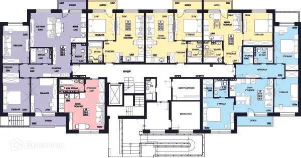 Планировка студии квартиры 28.05 м² в ЖК "Самоцветы Урала", г. Ревда — фото 2