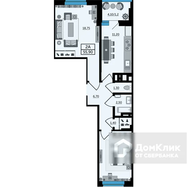 Фото квартиры в ЖК Грин парк