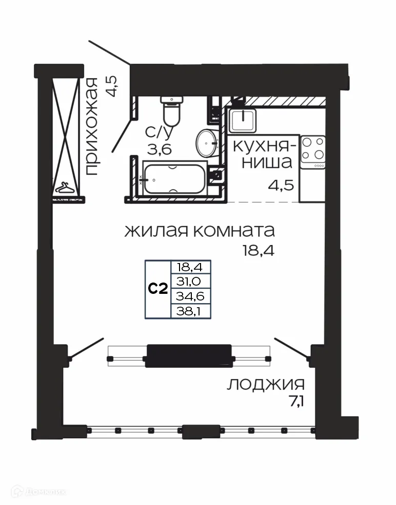 Фото квартиры в ЖК "Театрал"
