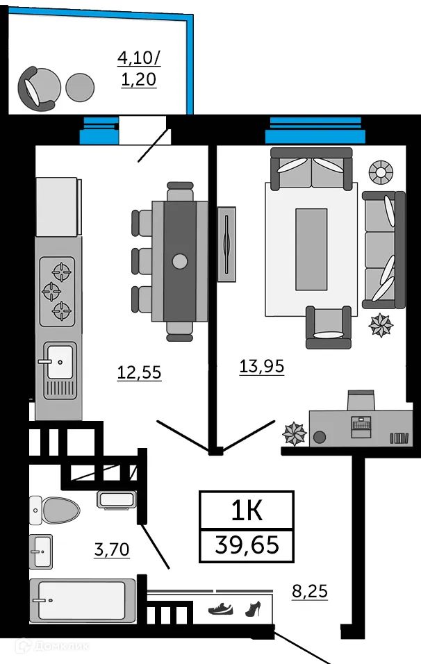 Фото квартиры в ЖК Донской Арбат 2