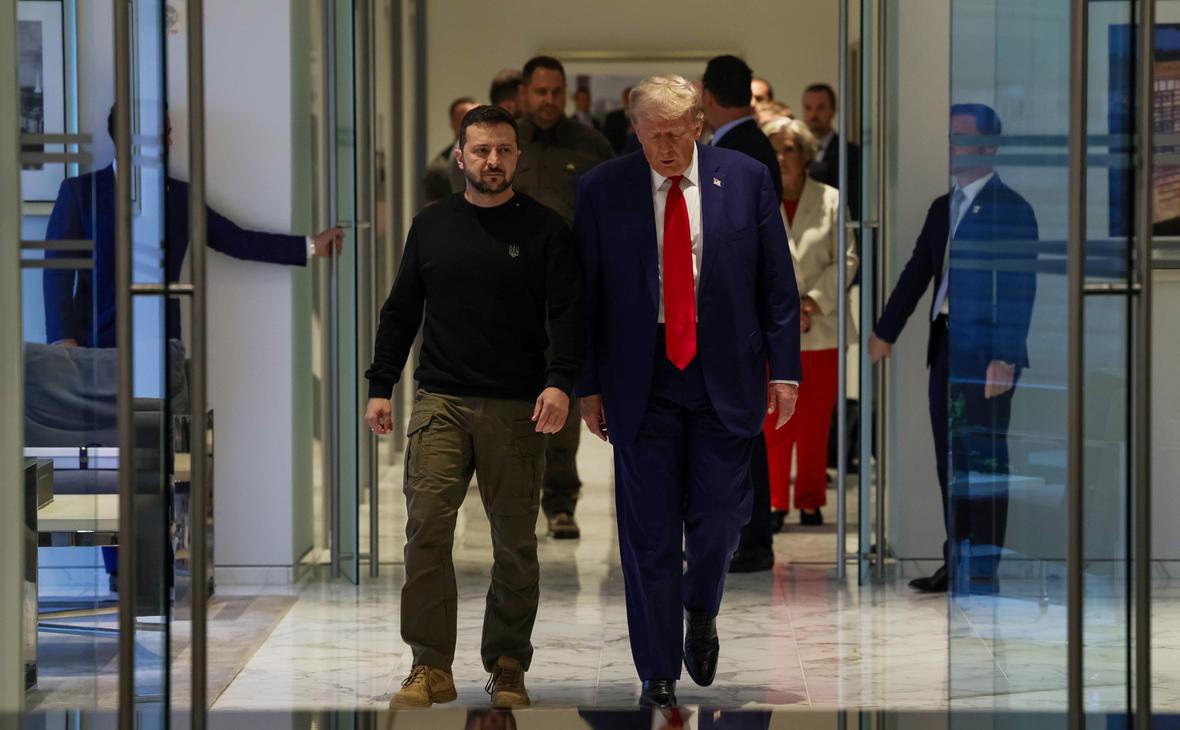 Владимир Зеленский и Дональд Трамп (Alex Kent / Getty Images)