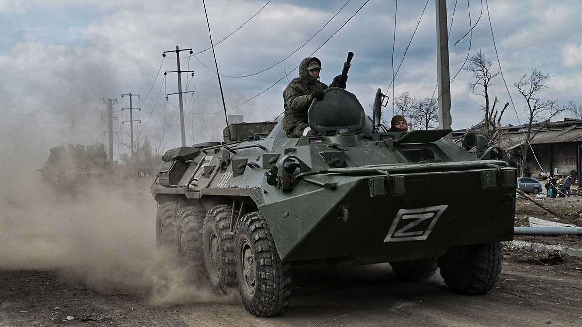 Появились кадры наступления ВСУ на Курскую область 