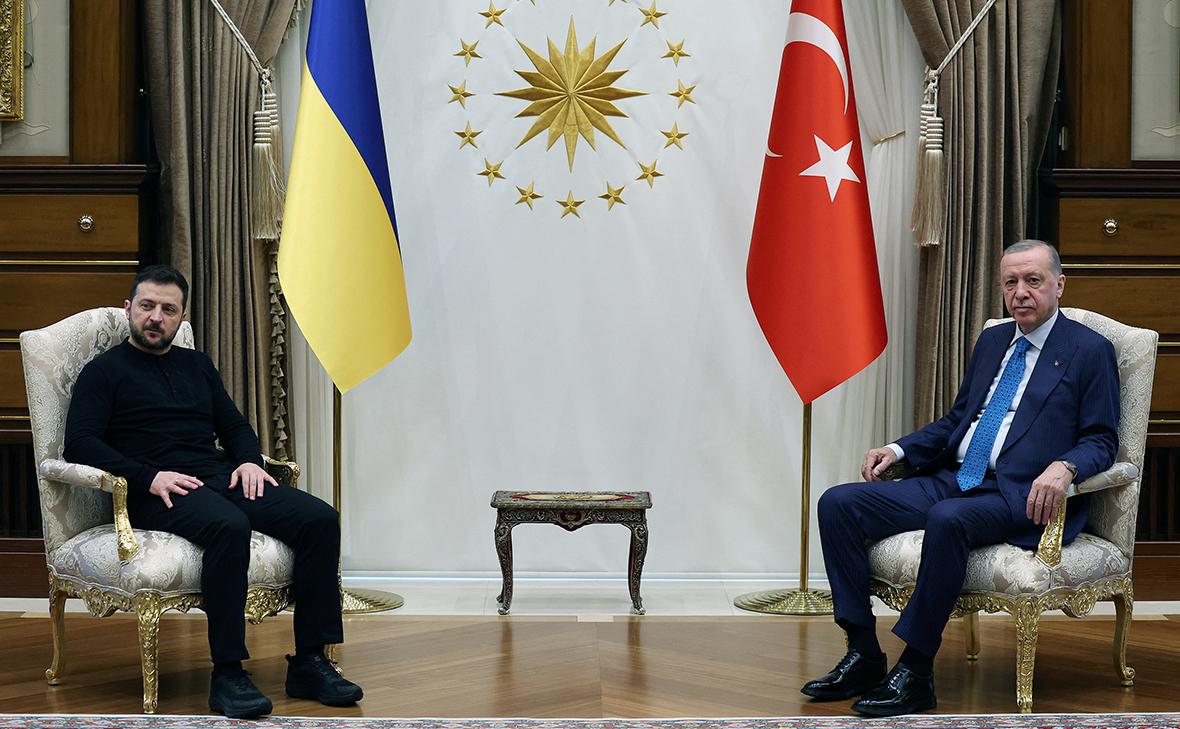 Владимир Зеленский и Реджеп Тайип Эрдоган (Murat Kula / Reuters)