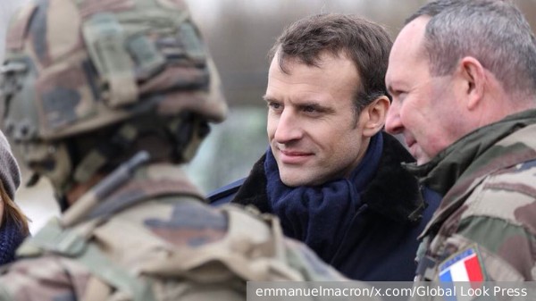 Макрон заявил о возможной отправке французских военных на Украину