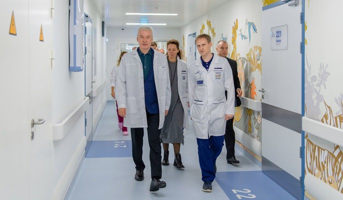 Собянин: Продолжаем модернизацию Морозовской детской больницы