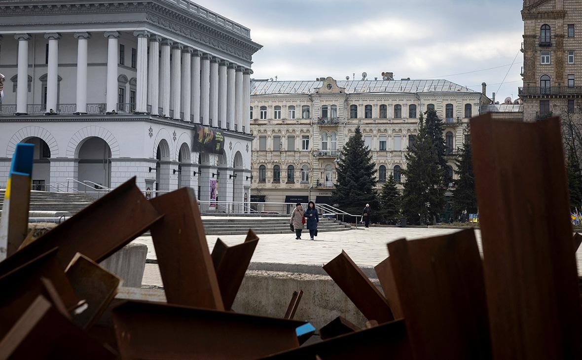 Площадь Независимости в Киеве, Украина, 4 марта 2025 года (Thomas Peter / Reuters)