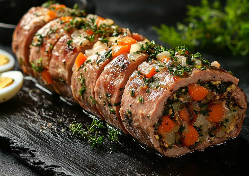 Нежный рулет из куриной печени с овощной начинкой! Хит из простых продуктов