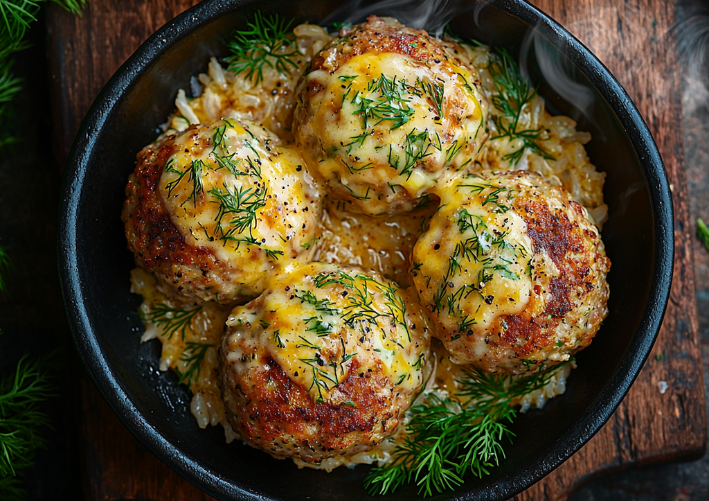Рисовые ежики с фаршем! Обалденная вкуснятина в сливочно-горчичном соусе