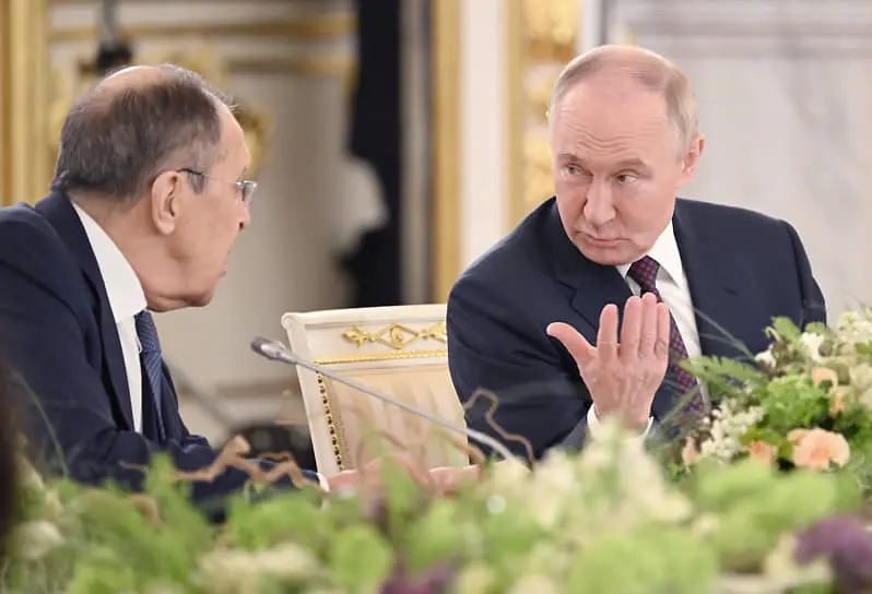 Сергей Лавров и Владимир Путин