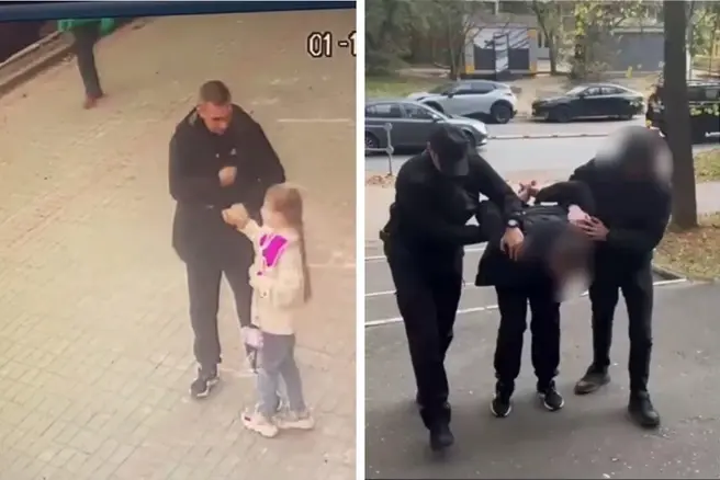 Видео с попыткой похищения разлетелось по социальным сетям | Источник: «Балашиха рулит» / T.me, СК Подмосковья / T.me