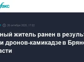 В Брянской области пострадал мирный житель от дронов-камикадзе, ситуация стабилизирована v bryanskoj oblasti postradal mirnyj zhitel ot dronovkamikadze situacziya stabilizirovana-tstpp-ru-0