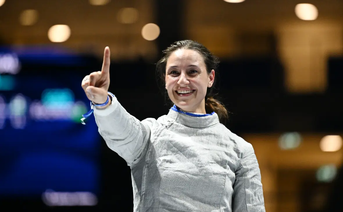 Российская саблистка Яна Егорян (Tadashi Miyamoto / AFLO / Global Look Press)