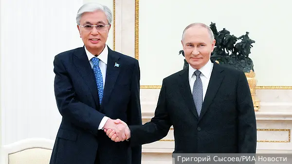 Путин и Токаев начали переговоры в Кремле