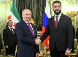 Путин отметил успехи аш-Шараа в Сирии и укреплении связей с Россией putin otmetil uspehi ashsharaa v sirii i ukreplenii svyazej s rossiej-tstpp-ru-0