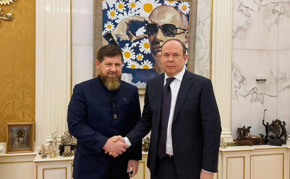 Рамзан Кадыров и Антон Вайно (RKadyrov_95 / Telegram)