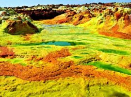 Красивые туристические места, которые могут вас убить Пустыня Данакиль, Восточная Африка