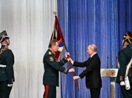 Путин и Золотов провели церемонию в Росгвардии putin i zolotov proveli czeremoniyu v rosgvardii-tstpp-ru-0