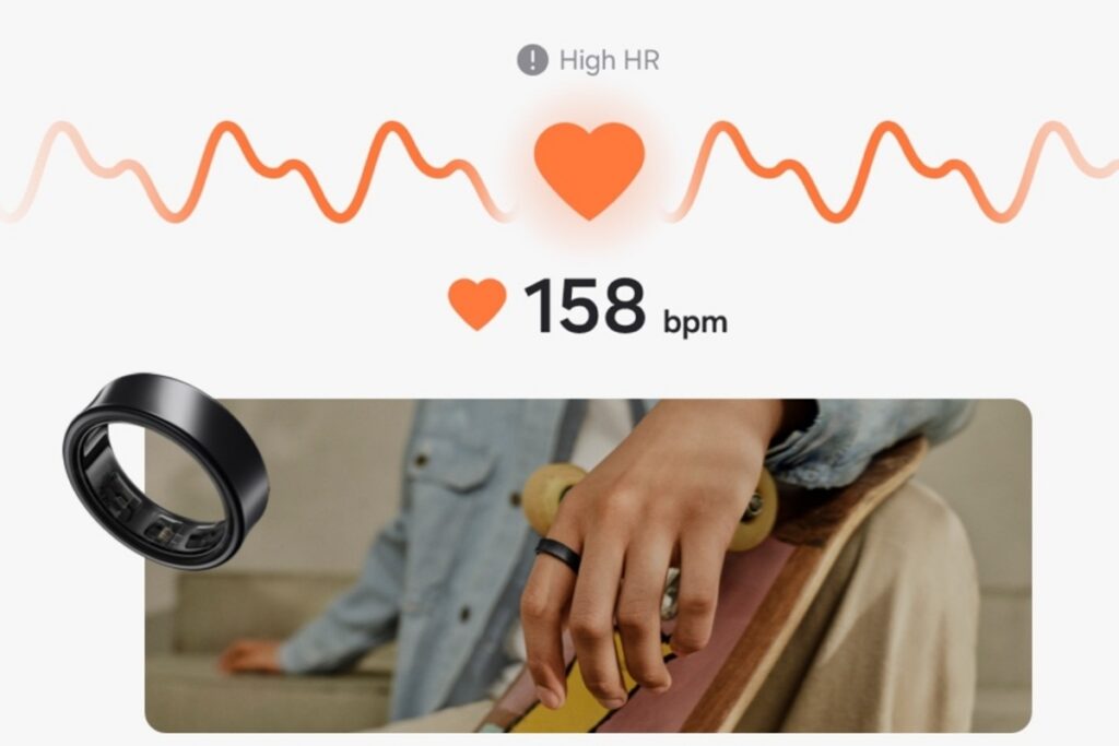 Samsung Galaxy Ring измеряет пульс