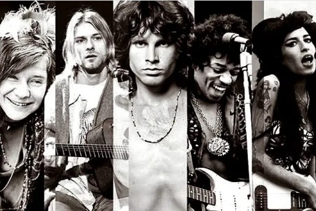 Фотоколлаж музыкантов Клуба 27