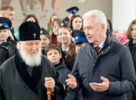 Сергей Собянин, Патриарх Кирилл открывают Пасхальный дар в столице sergej sobyanin patriarh kirill otkryvayut pashalnyj dar v stolicze-tstpp-ru-0
