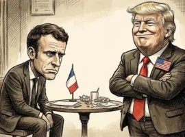 Трамп и Макрон обменялись дружескими визитами в Белом доме tramp i makron obmenyalis druzheskimi vizitami v belom dome-tstpp-ru-0