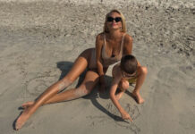 Модель Виктория Лопырева продемонстрировала великолепную форму на пляжной фотосессии с сыном e3630986-cbd3-4754-9adb-6e749eeafde0-67729327