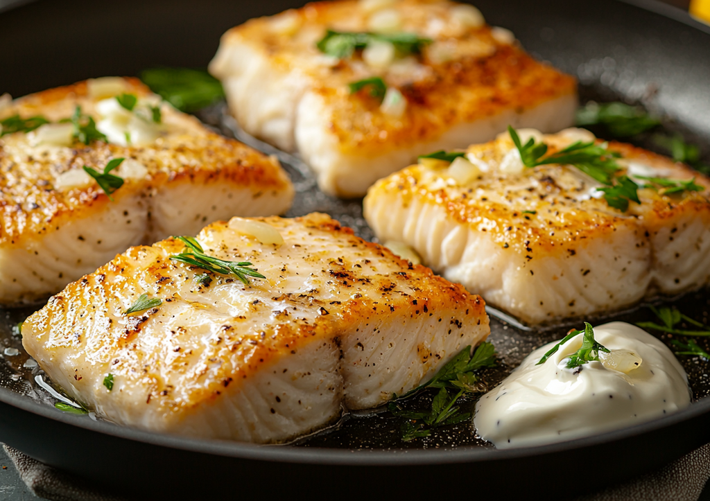 Рецепт минтая с луком и сметаной на сковороде