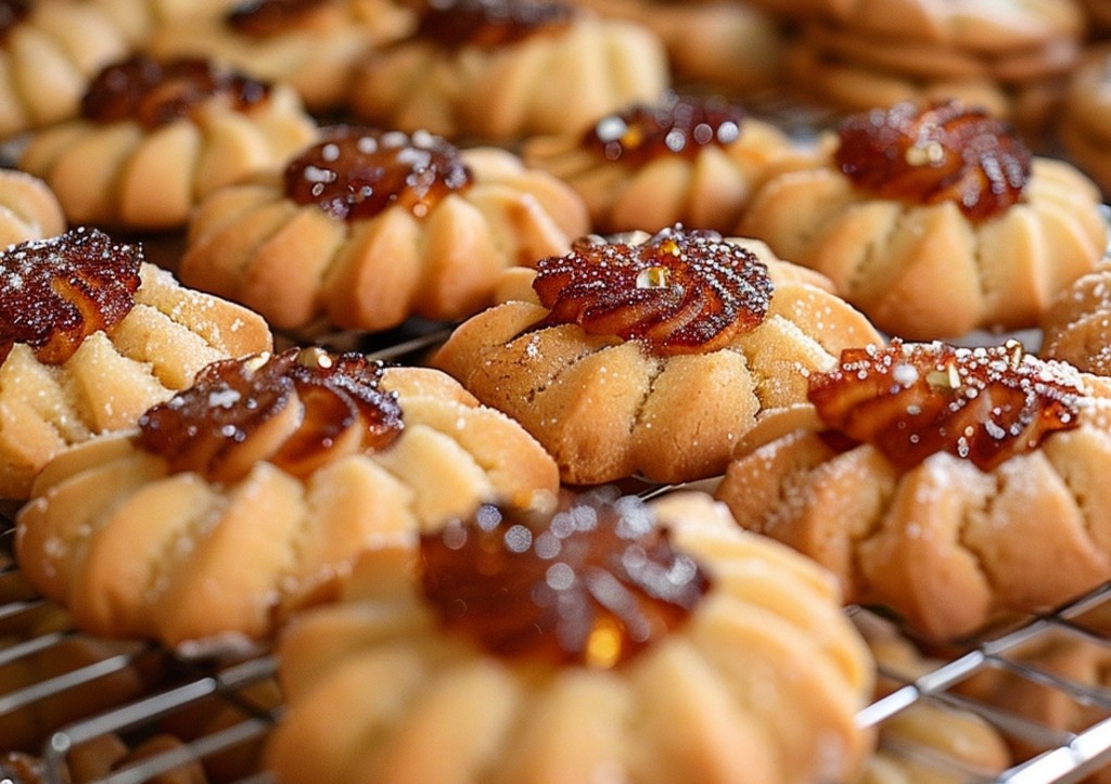 Готовим «Курабье бакинское»: рецепт печенья с начинкой из варенья