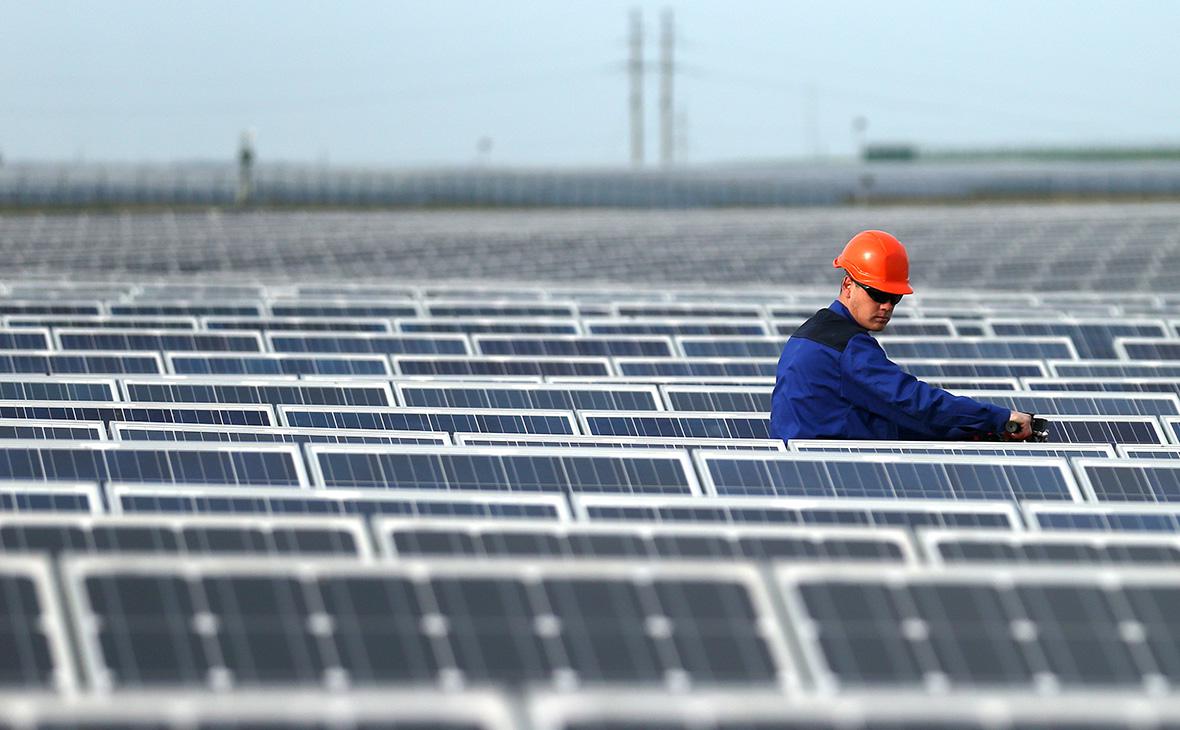 Солнечная электростанция Перово в Крыму (Валерий Шарифулин / ТАСС)