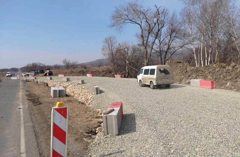 В Приморье возобновили ремонт дороги на Арсеньев АО "СПЕЦСУ"