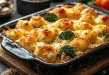 Хрустящие фрикадельки из минтая запекаются в сливочно-сырном соусе с брокколи hrustyashhie frikadelki iz mintaya zapekayutsya v slivochnosyrnom souse s brokkoli-ekbonline-ru-174564805000-0