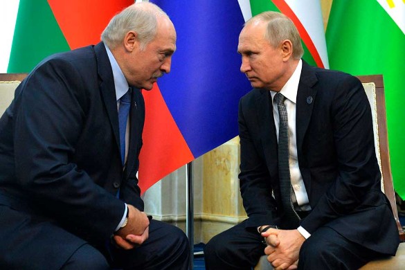 Александр Лукашенко и Владимир Путин. Фото: Kremlin Pool/Global Look Press/www.globallookpress.com