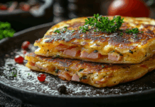 Сытный завтрак за 15 минут - оладьи с сыром, ветчиной и перцем sytnyj zavtrak za 15 minut oladi s syrom vetchinoj i perczem-ekbonline-ru-174485550900-0