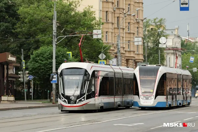 В Москве продолжают строить новую линию на проспекте Сахарова | Источник: Дмитрий Толстошеев / MSK1.RU