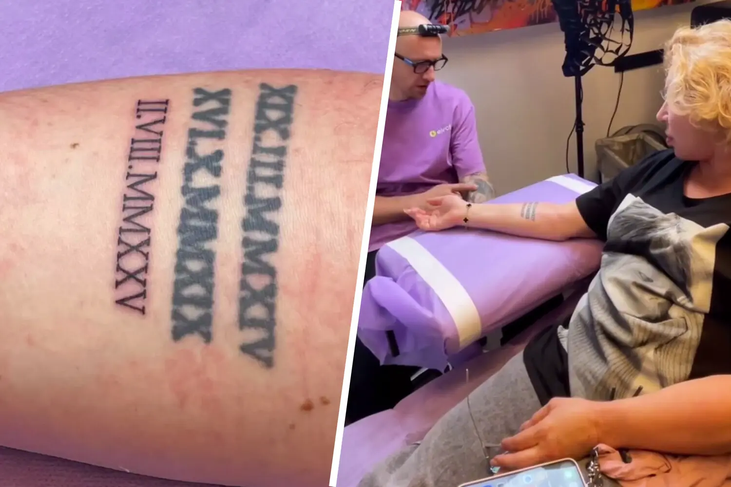 Симона Юнусова выразила свою любовь к внучке Эмме через татуировку-0