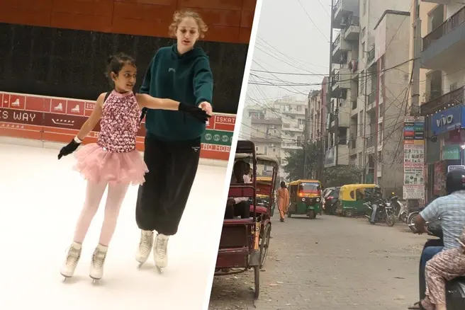 Фигуристка из Москвы отправилась тренировать в Индию | Источник: iskateindia / Instagram (деятельность запрещена в РФ), Лада Михайлович