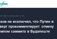 Песков сообщил о возможности комментария Путина по отмене саммита Трампом в Будапеште peskov soobshhil o vozmozhnosti kommentariya putina po otmene sammita trampom v budapeshte-ekbonline-ru-0