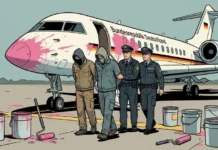 Активисты «Коллектива сопротивления» повредили самолёт Фридриха Мерца aktivisty kollektiva soprotivleniya povredili samolyot fridriha mercza-ekbonline-ru-0