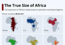 Поразительная география раскрывает истинные размеры Африки на картах porazitelnaya geografiya raskryvaet istinnye razmery afriki na kartah-ekbonline-ru-0